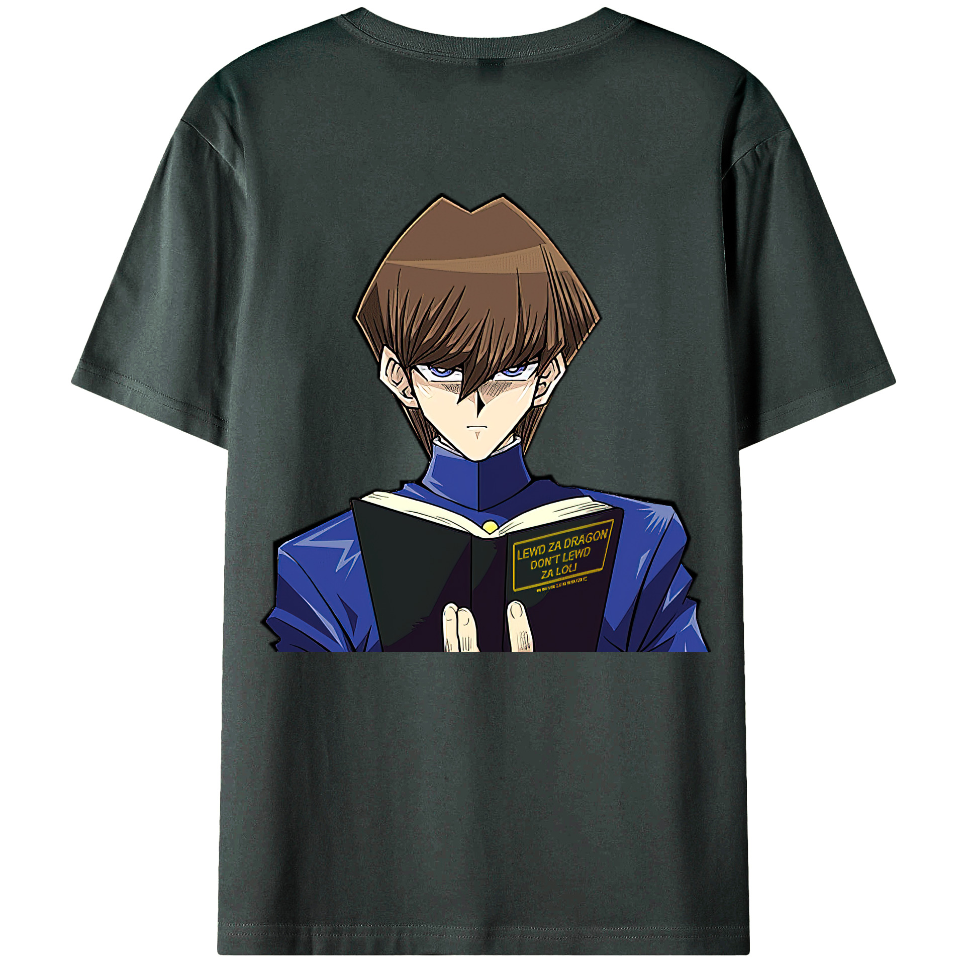 （画像用） 遊☆戯☆王 Yu-Gi-Oh! 綿100％ メンズ半袖Tシャツ（バックプリント） 通気性